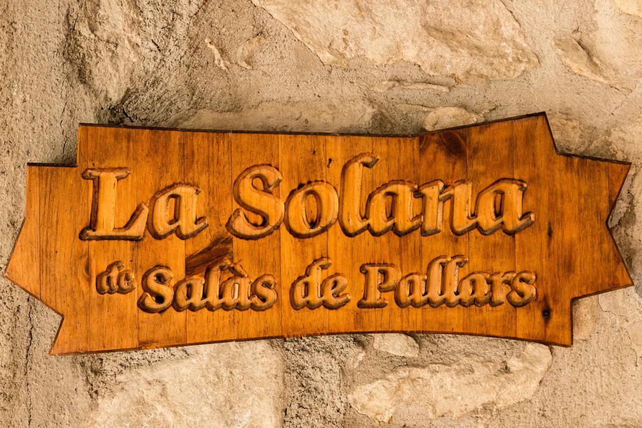 Alberg La Solana Salas de Pallas Экстерьер фото